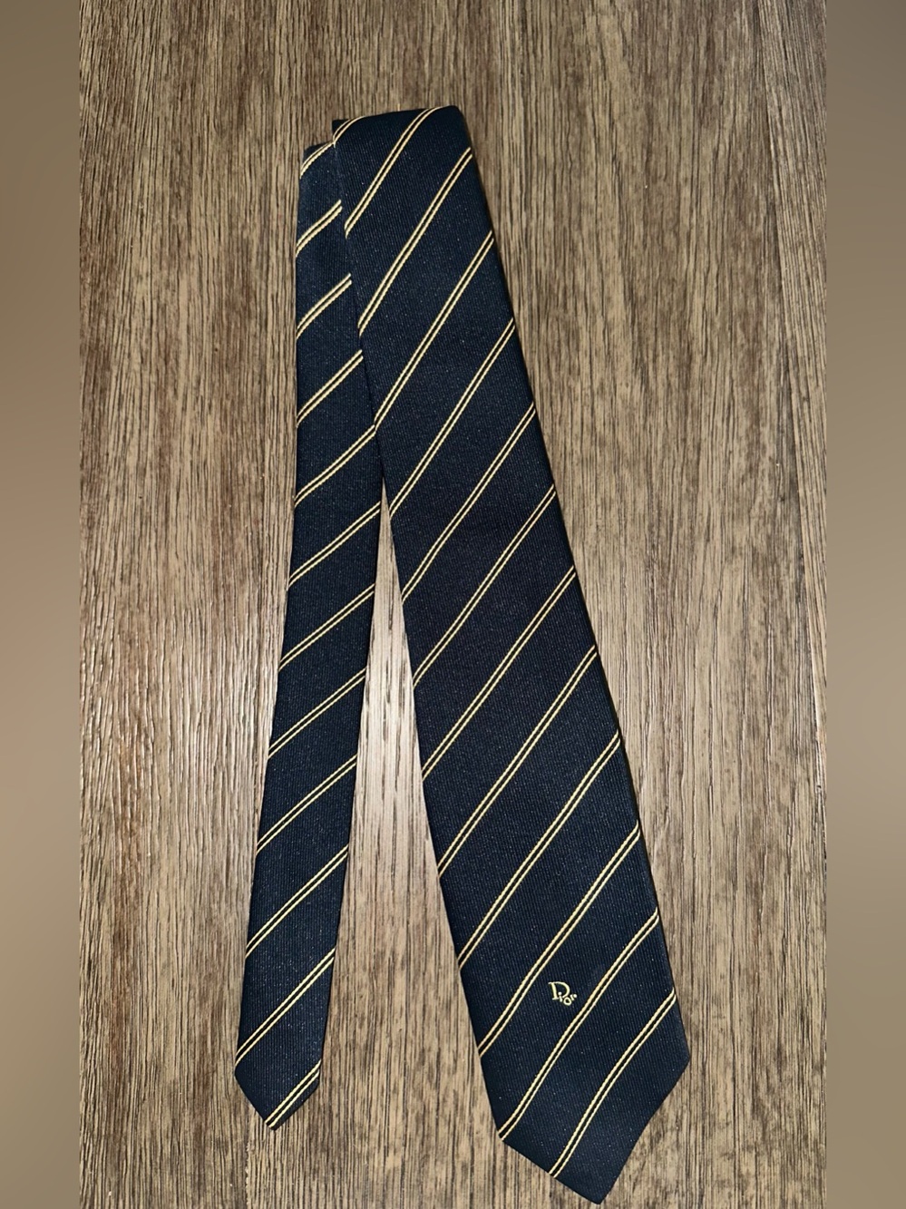 Men's Christian Dior Striped Tie